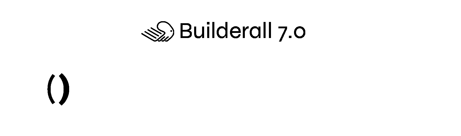 Animação do logo Builderall 7.0 (Supercharge)